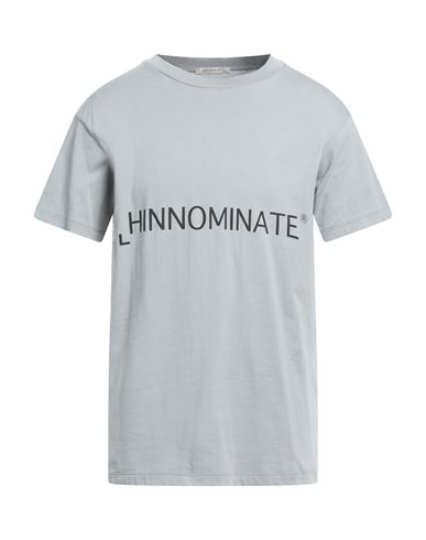 Hinnominate Man T-shirt Grey Size S Cotton In Gray