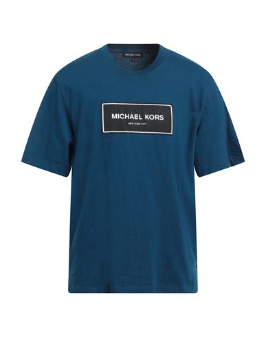 Michael Kors Mens Man T-shirt Deep Jade Size Xs Cotton In Green