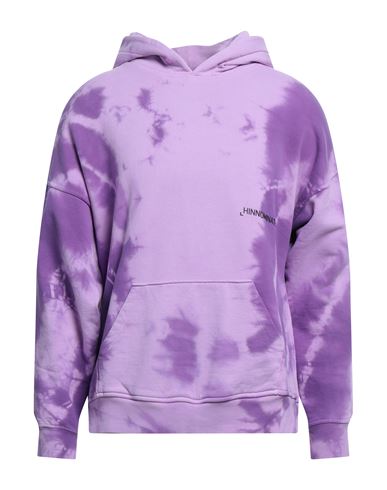 Hinnominate Man Sweatshirt Purple Size M Cotton