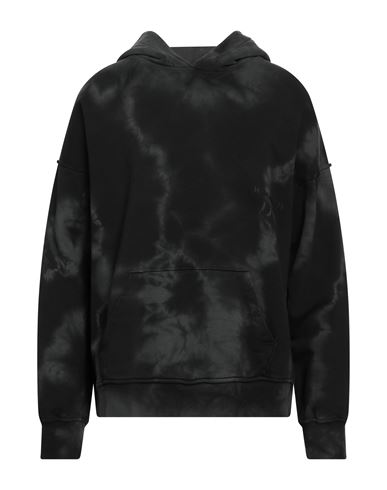 Hinnominate Man Sweatshirt Steel Grey Size Xs Cotton In Black