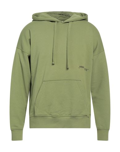 Hinnominate Man Sweatshirt Sage Green Size Xs Cotton
