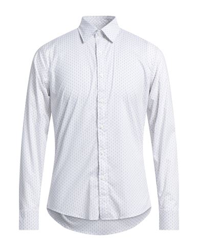 Michael Kors Mens Man Shirt Lilac Size S Cotton, Elastane In White