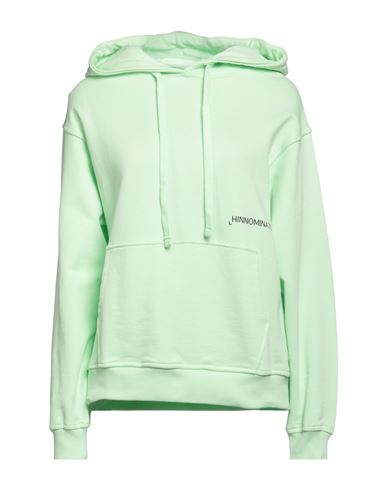 HINNOMINATE HINNOMINATE WOMAN SWEATSHIRT LIGHT GREEN SIZE S COTTON, ELASTANE