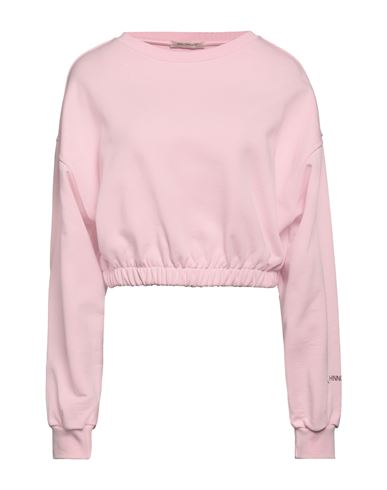Hinnominate Woman Sweatshirt Pink Size L Cotton