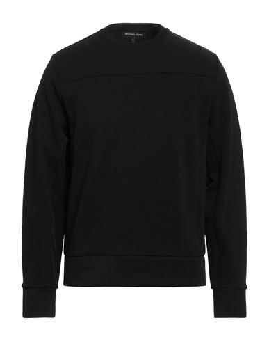Michael Kors Mens Man Sweatshirt Black Size 3xl Cotton, Polyester