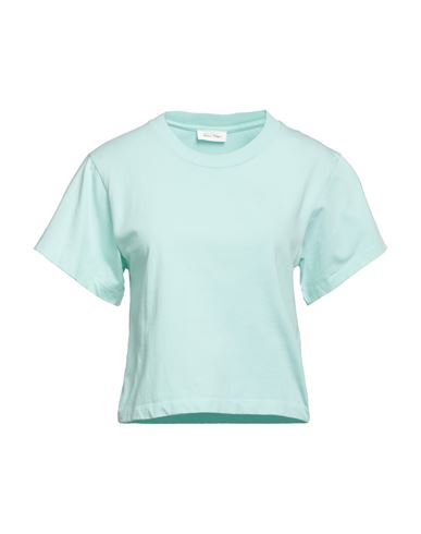 American Vintage Woman T-shirt Light Green Size S Cotton