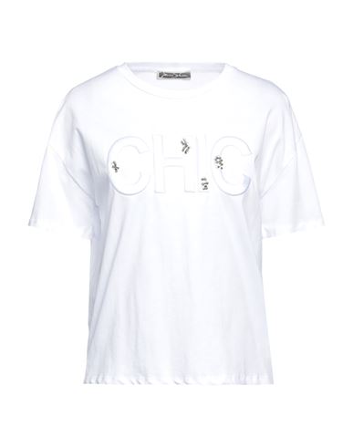 Yes Zee By Essenza Woman T-shirt White Size Xs Cotton