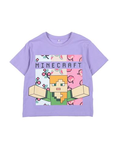 Name It® Babies' Name It Toddler Girl T-shirt Light Purple Size 6 Cotton, Elastane