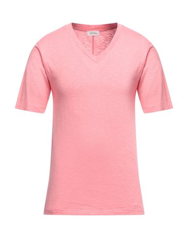 American Vintage Woman T-shirt Pink Size M Cotton, Linen