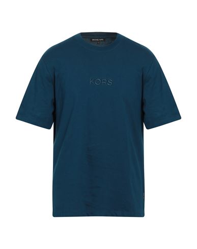 Michael Kors Mens Man T-shirt Deep Jade Size Xl Cotton In Green