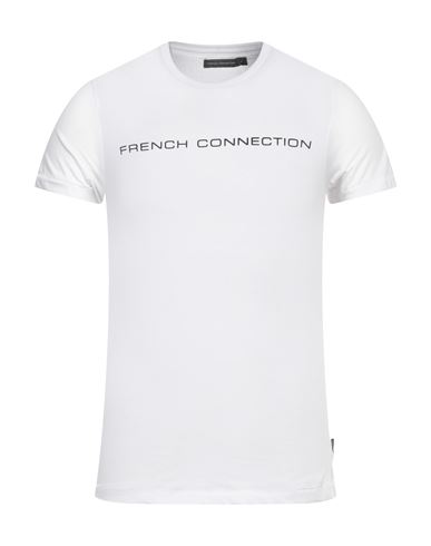 French Connection Man T-shirt White Size S Cotton