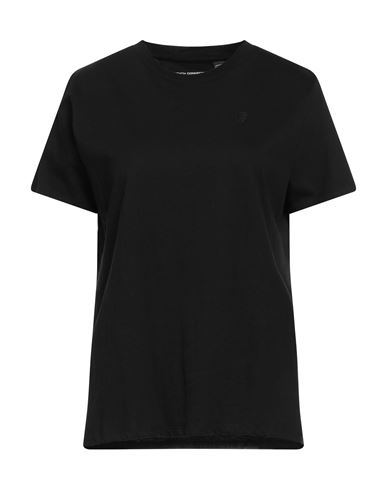 French Connection Woman T-shirt Black Size Xl Cotton