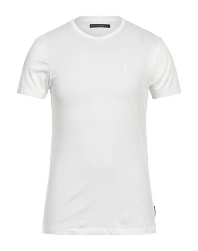 Shop French Connection Man T-shirt White Size S Cotton