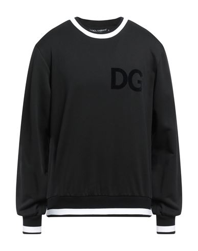 Dolce & Gabbana Man Sweatshirt Black Size 42 Cotton