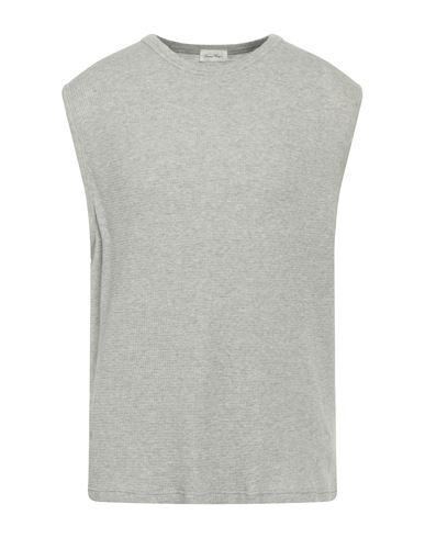 American Vintage Man T-shirt Light Grey Size M Organic Cotton, Cotton