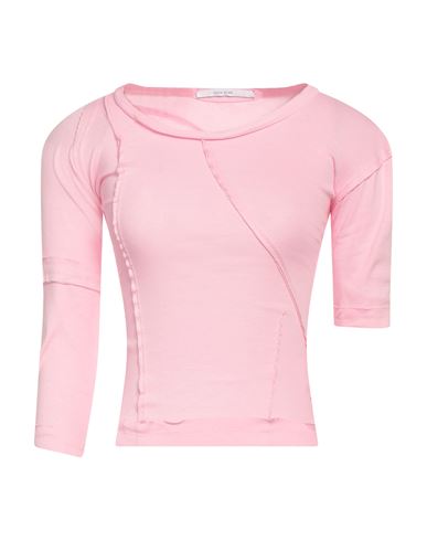 Talia Byre Woman T-shirt Pink Size S Cotton