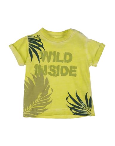 Sp1 Babies'  Newborn Boy T-shirt Acid Green Size 3 Cotton