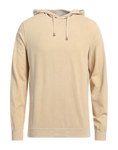 Filippo De Laurentiis Man Sweatshirt Beige Size 40 Cotton