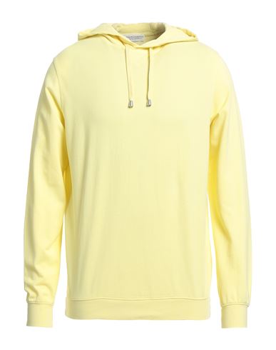 Filippo De Laurentiis Man Sweatshirt Yellow Size 40 Cotton