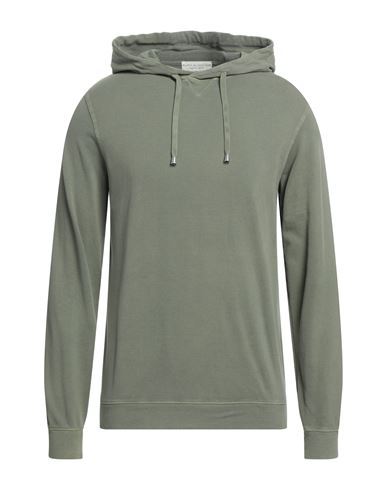 Filippo De Laurentiis Man Sweatshirt Military Green Size 38 Cotton In Green