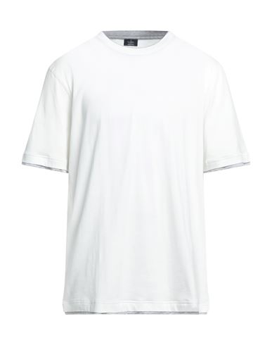 Barba Napoli Man T-shirt White Size 46 Cotton