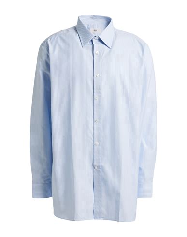 Dunhill Man Shirt Light Blue Size 17 ½ Cotton In Blue