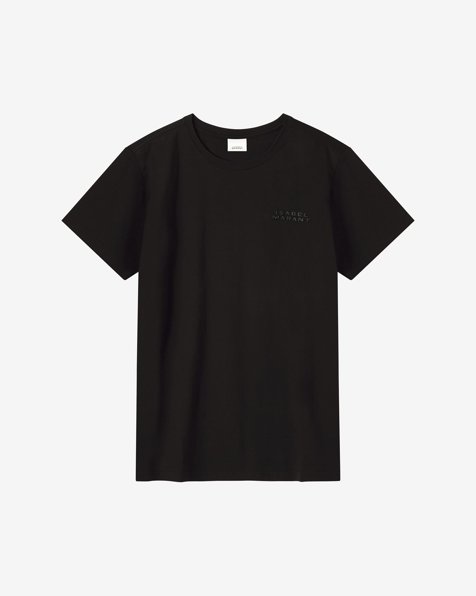 Shop Isabel Marant Vidal Logo Tee-shirt In Black