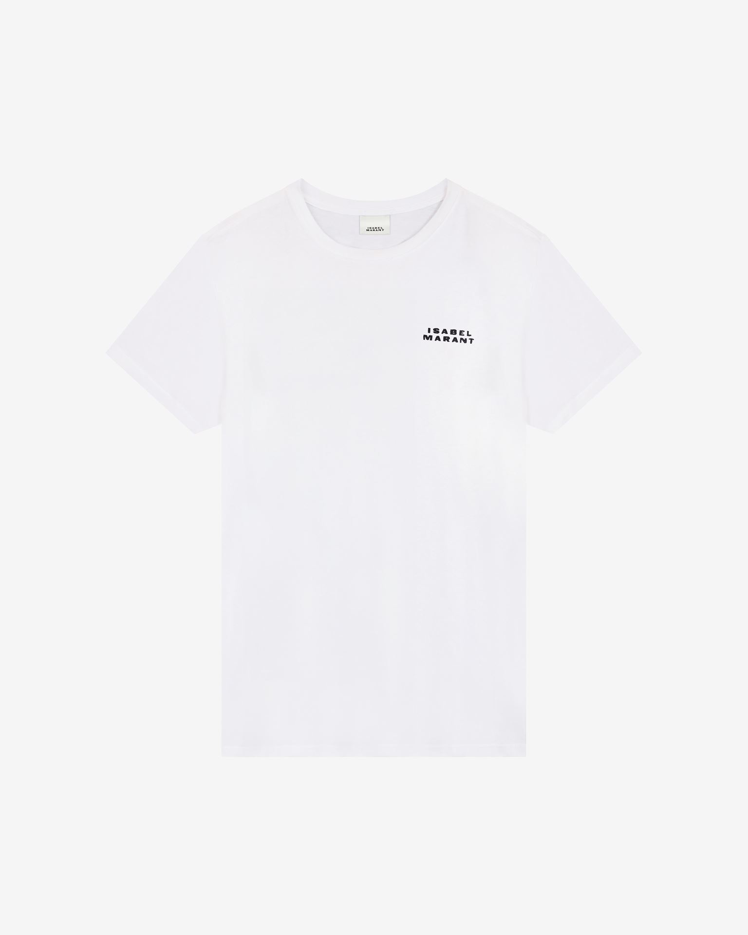 Shop Isabel Marant Vidal Logo Tee-shirt In White