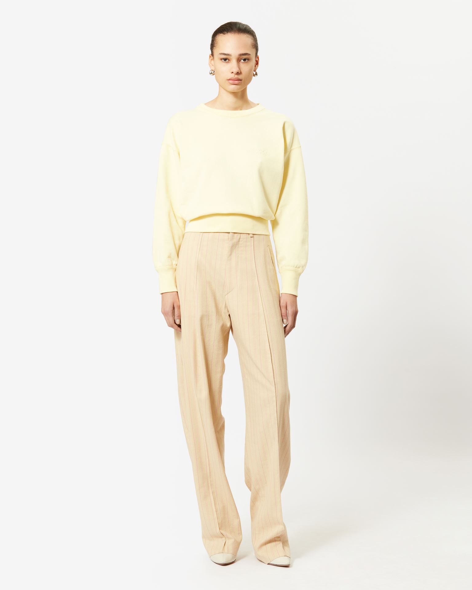 Isabel Marant, Shad Logo Sweatshirt - Women - Yellow
