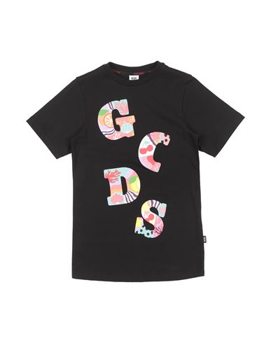 Gcds Mini Babies'  Toddler T-shirt Black Size 6 Cotton, Elastane