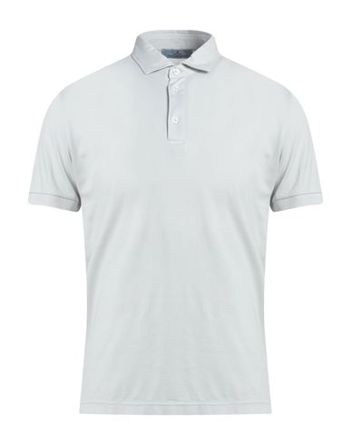 Ocean Star Man Polo Shirt Light Grey Size 38 Cotton