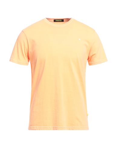 Shockly Man T-shirt Orange Size S Cotton