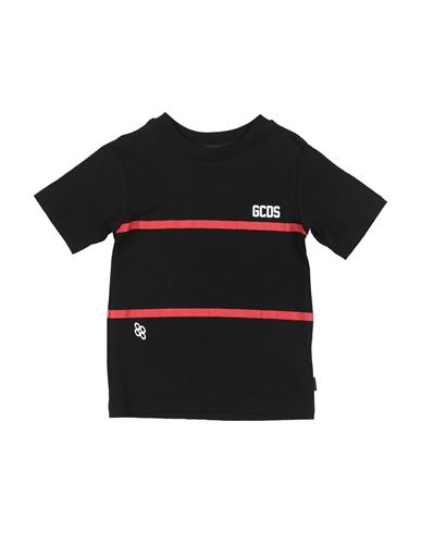 Gcds Mini Babies'  Toddler T-shirt Black Size 4 Cotton, Elastane