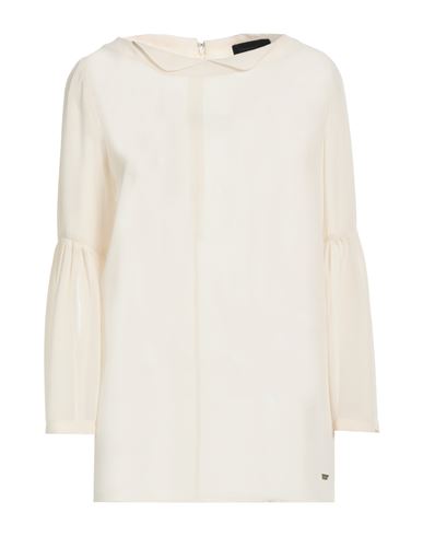 Frankie Morello Woman Blouse Cream Size L Polyester In White