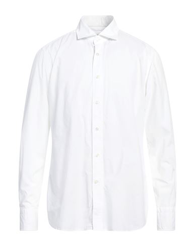 Tintoria Mattei 954 Man Shirt White Size 15 ½ Cotton