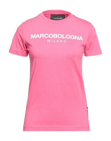 Marco Bologna Woman T-shirt Fuchsia Size S Cotton In Pink
