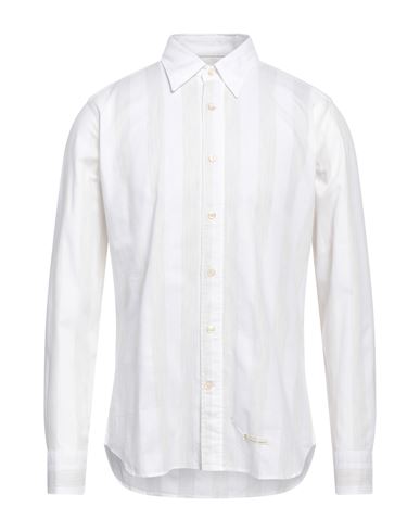 Tintoria Mattei 954 Man Shirt Off White Size 16 Cotton