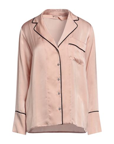 N°21 Woman Shirt Blush Size 2 Cupro In Pink