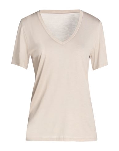 Majestic Filatures Woman T-shirt Light Grey Size 1 Silk, Cotton