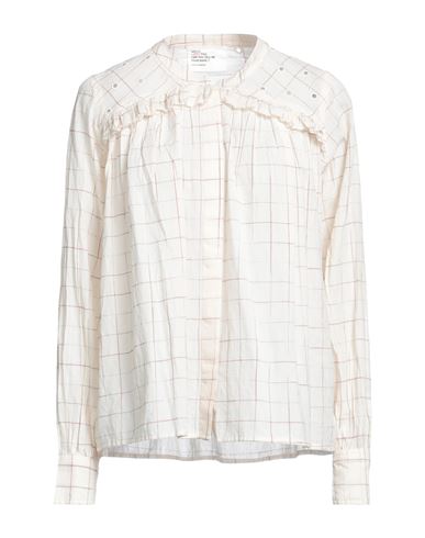 Leon & Harper Woman Shirt Beige Size M Recycled Cotton