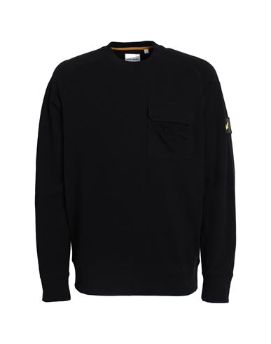 Lyle & Scott Man Sweatshirt Black Size Xl Cotton, Elastane