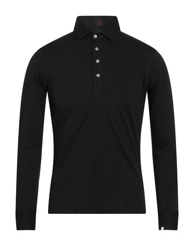Mp Massimo Piombo Man Polo Shirt Black Size S Cotton