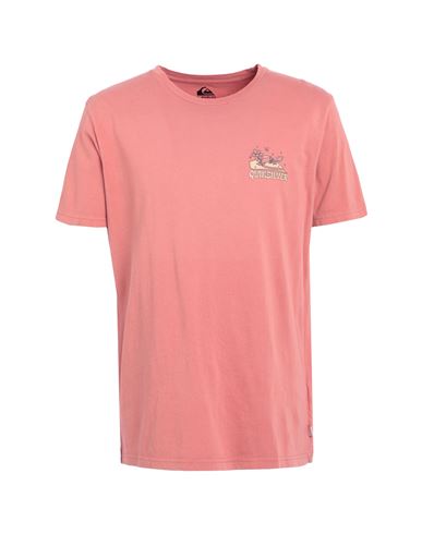Quiksilver Qs T-shirt Enjoy Not Destroy Ss Man T-shirt Pastel Pink Size Xl Organic Cotton