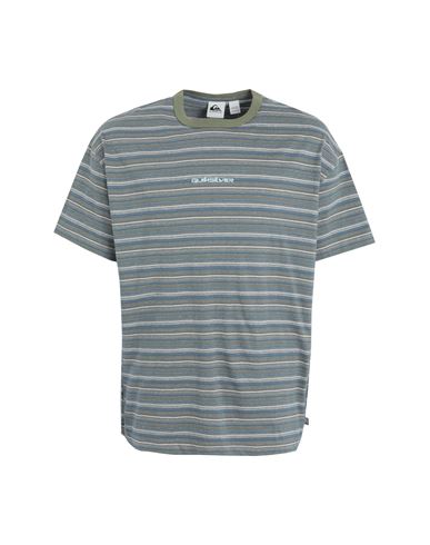 Quiksilver Qs T-shirt Port Sol Tee Man T-shirt Military Green Size S Cotton