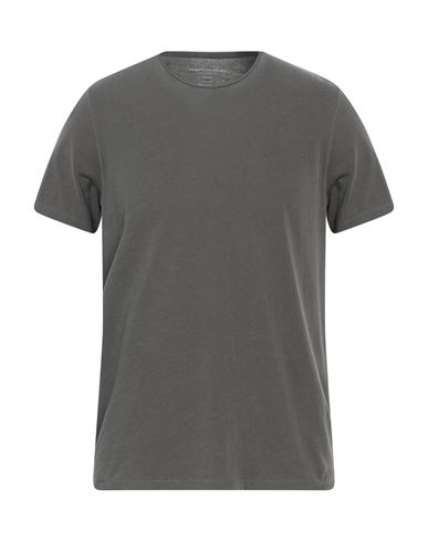 Majestic Filatures Man T-shirt Lead Size M Cotton, Elastane In Grey