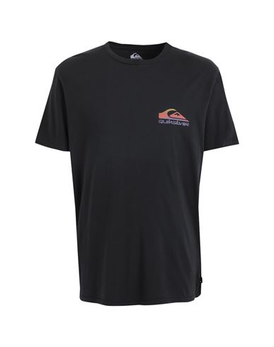 Quiksilver Qs T-shirt Pastime Paradise Ss Man T-shirt Black Size S Organic Cotton