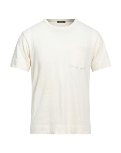 Officina 36 Man T-shirt Cream Size M Cotton, Polyester In White