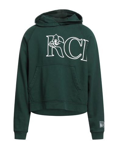 Shop Reese Cooper Man Sweatshirt Dark Green Size M Cotton