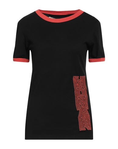 Off-white Woman T-shirt Black Size Xs Cotton, Polyester