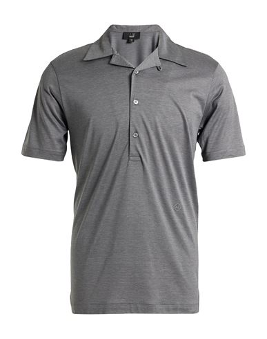 Dunhill Man T-shirt Grey Size Xl Mulberry Silk, Cotton